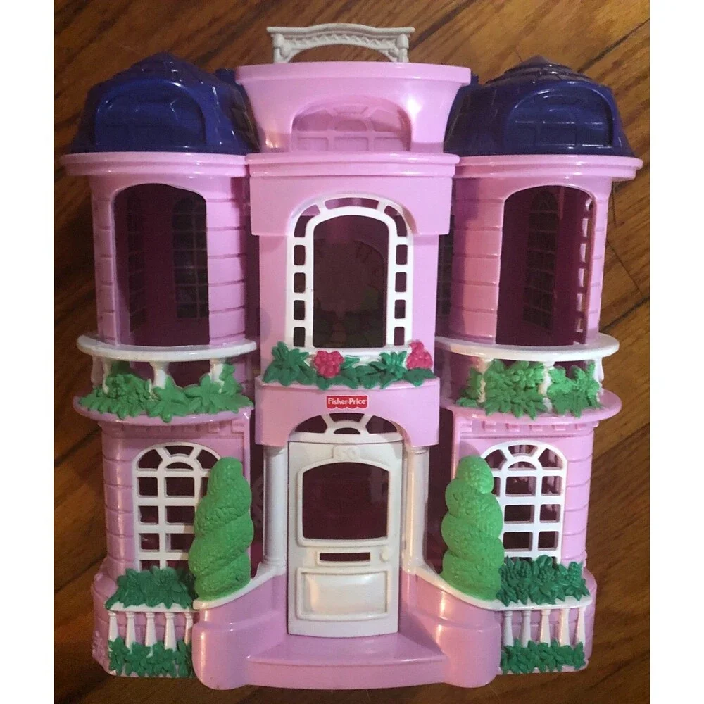 Fisher Price 74916 Sweet Streets Townhouse Loving Family Doll House 2001 Retired